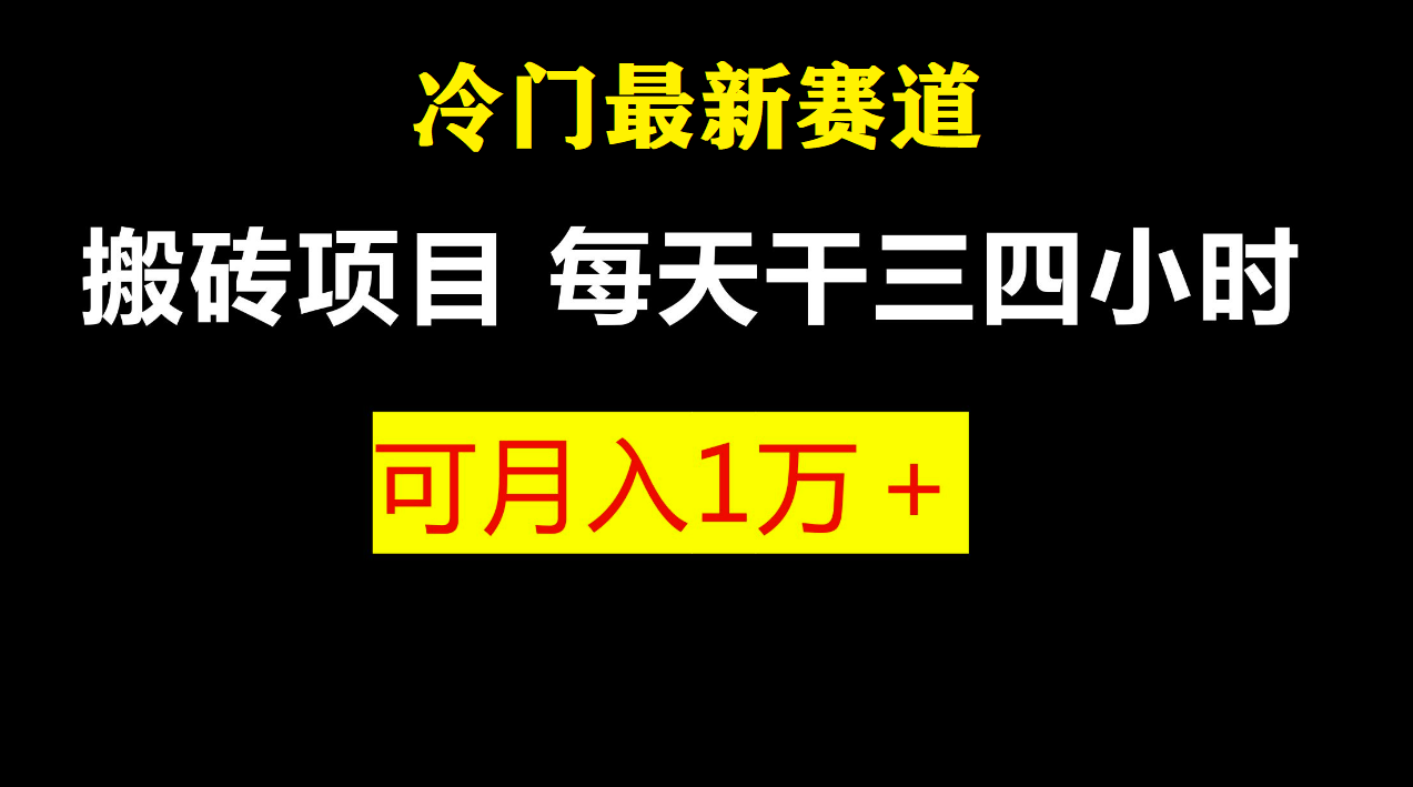 （6665期）最新冷门游戏搬砖项目，零基础也能玩（附教程+软件）-古龙岛网创