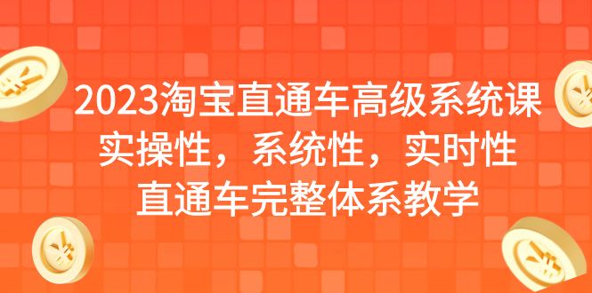 （6535期）2023淘宝直通车高级系统课，实操性，系统性，实时性，直通车完整体系教学-古龙岛网创
