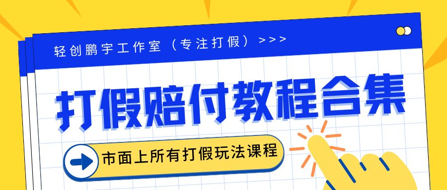 （6425期）2023年全套打假合集，集合市面所有正规打假玩法（非正规打假的没有）-古龙岛网创