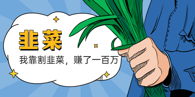 （5765期）我靠割韭菜 赚了一百万-古龙岛网创