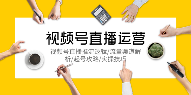 （5730期）视频号直播运营，视频号直播推流逻辑/流量渠道解析/起号攻略/实操技巧-古龙岛网创