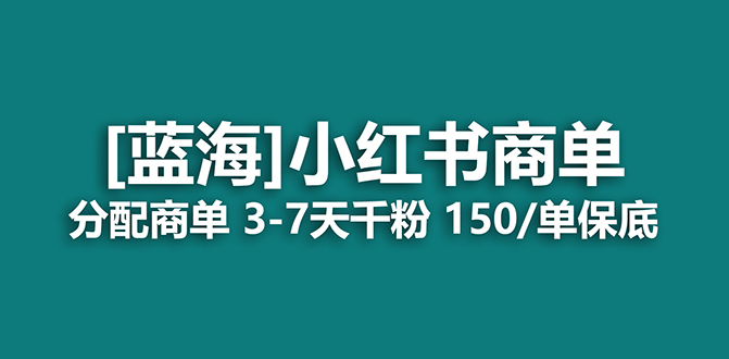 （7349期）2023蓝海项目，小红书商单，快速千粉，长期稳定，最强蓝海没有之一-古龙岛网创