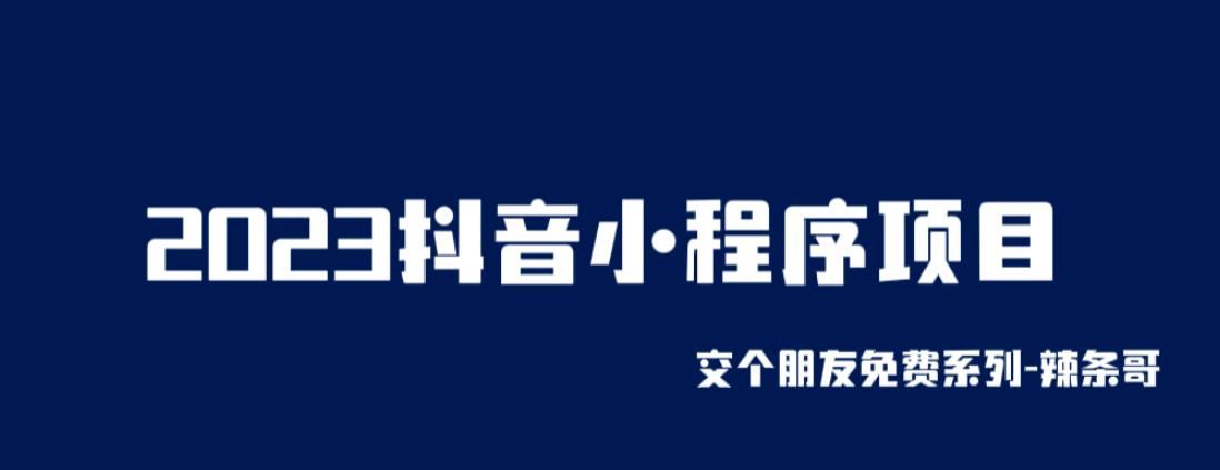 2023抖音小程序项目,变现逻辑非常很简单,当天变现,次日提现【揭秘】