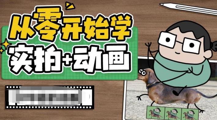 从零开始学实拍加动画，实拍加动画创意教程-古龙岛网创