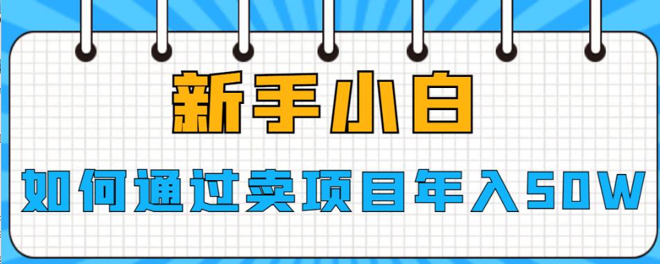 新手小白如何通过卖项目年入50W【揭秘】-古龙岛网创
