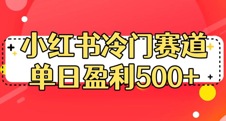 小红书冷门赛道,单日盈利500+【揭秘】 小红书冷门赛道,单日盈利500+【揭秘】
