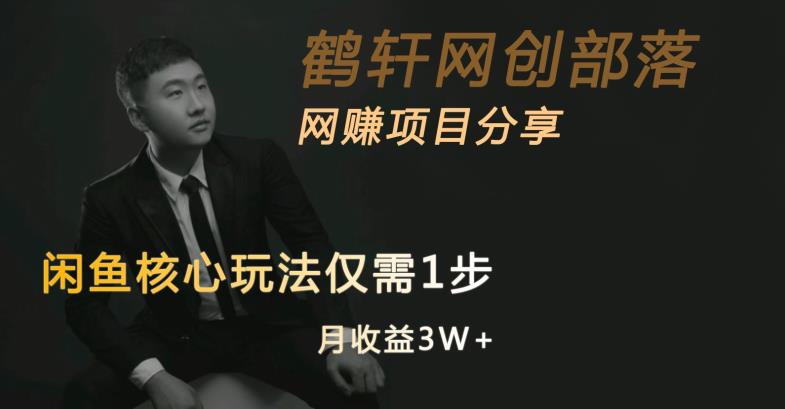 闲鱼核心玩法不卖货也能1年变现20W，玩法简单-古龙岛网创