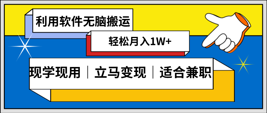 （8496期）低密度新赛道 视频无脑搬 一天1000+几分钟一条原创视频 零成本零门槛超简单-古龙岛网创