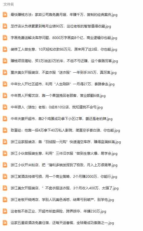 图片[3]-（9607期）真实有效391套商业模式，年入几十到几百万案例解析（电子书+视频+图文）-古龙岛网创