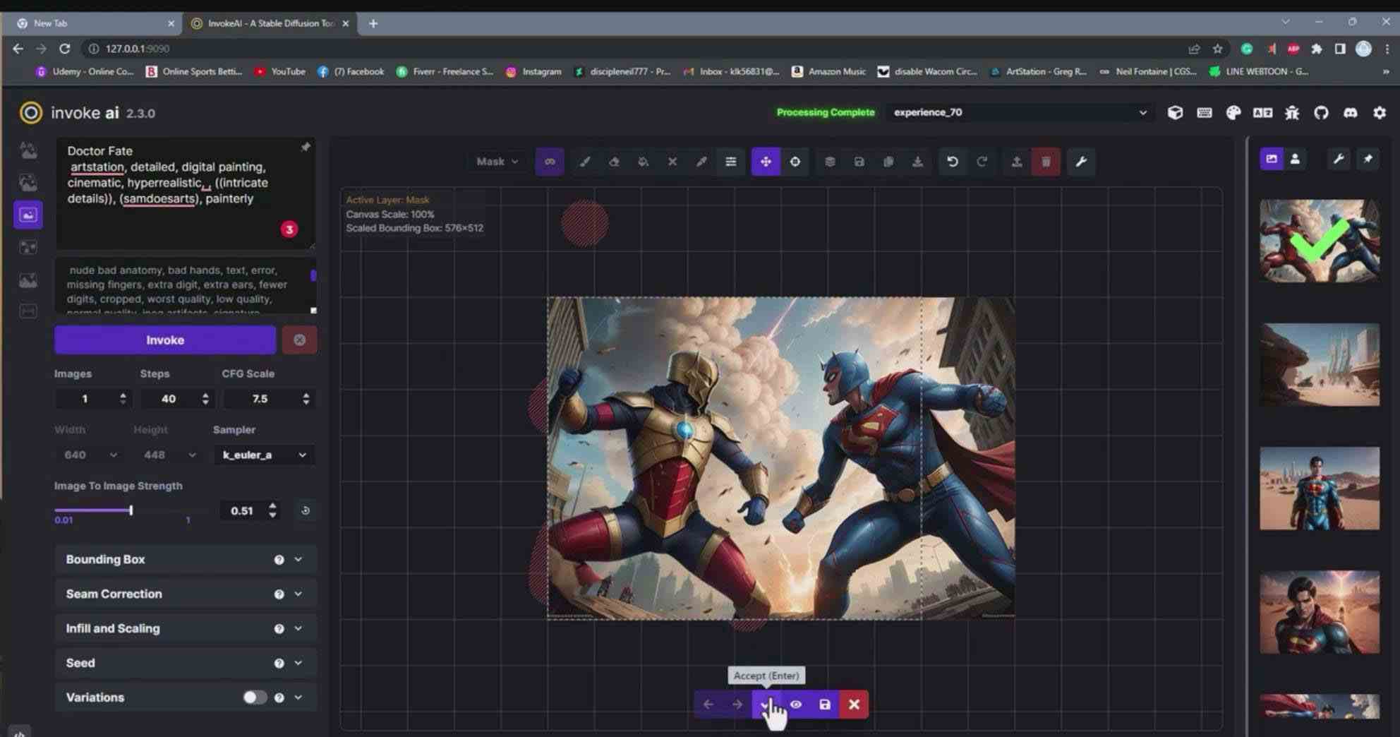 图片[3]-（9760期）Invoke AI 绘画教程-零基础创作可以销售的完美插图-49节-中英字幕-古龙岛网创