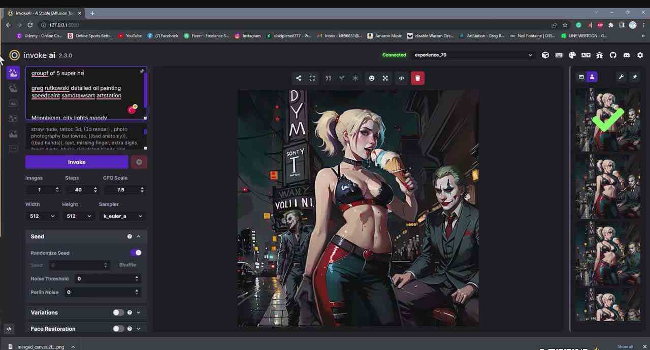 图片[5]-（9760期）Invoke AI 绘画教程-零基础创作可以销售的完美插图-49节-中英字幕-古龙岛网创