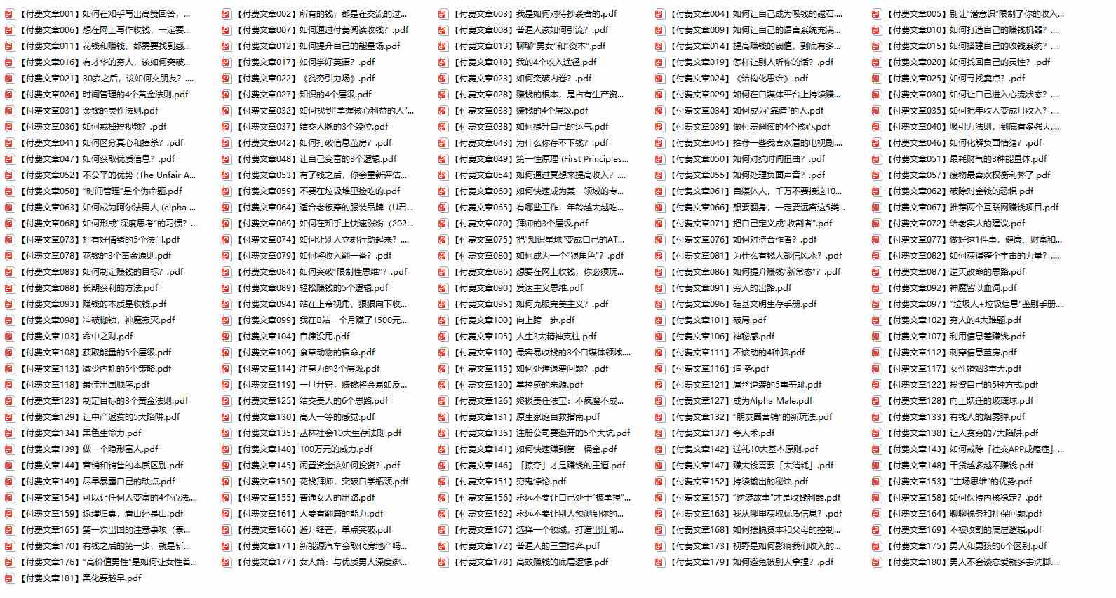 图片[2]-（9708期）赢在 8小时之外《付费文合集》成功者的底层思维之一 就是价值交换-古龙岛网创