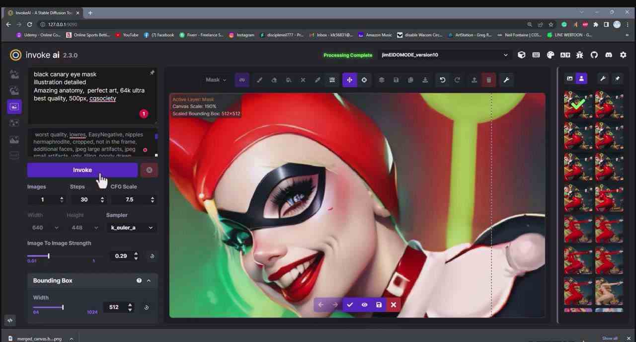 图片[6]-（9760期）Invoke AI 绘画教程-零基础创作可以销售的完美插图-49节-中英字幕-古龙岛网创