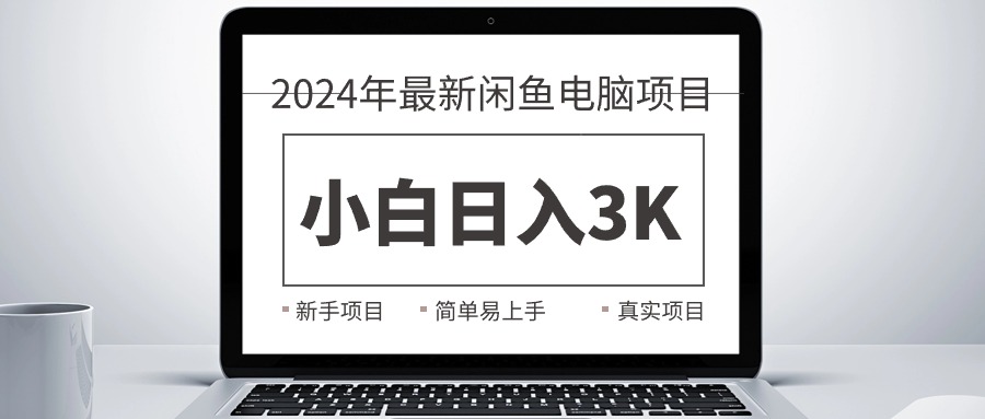 （10846期）2024最新闲鱼卖电脑项目，新手小白日入3K+，最真实的项目教学-古龙岛网创