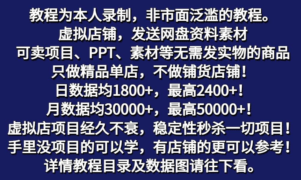 图片[2]-拼多多虚拟电商训练营月入40000+，全网最详细，你做你也行，暴利稳定长久-古龙岛网创