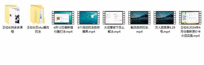 图片[3]-（10865期）拼多多·实战课：万人团玩法/截流自然流/最新强付费打法/最新原价卡大促..-古龙岛网创