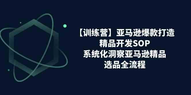 亚马逊爆款打造之精品开发SOP【训练营】，系统化洞察亚马逊精品选品全流程-古龙岛网创