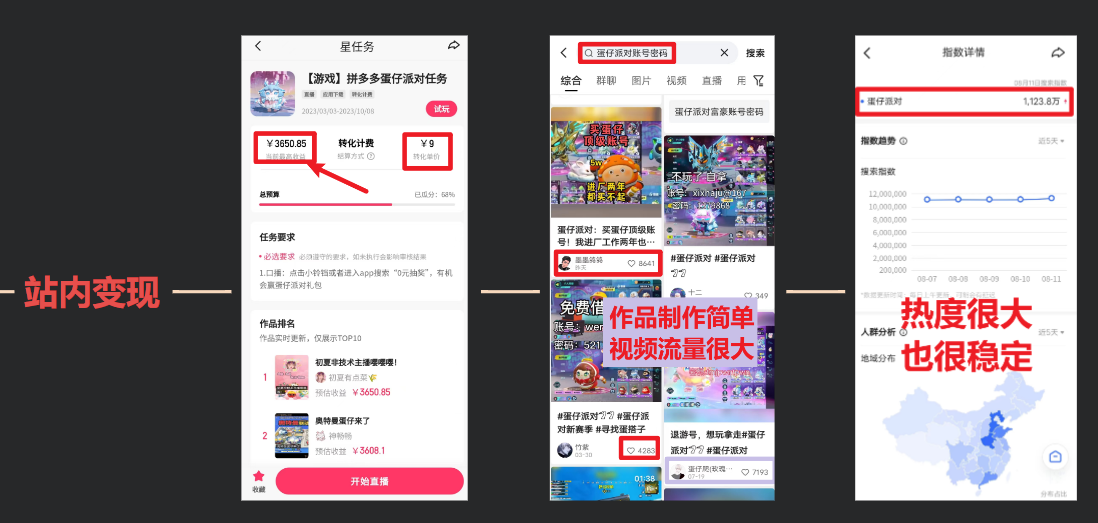 图片[3]-（12118期）蛋仔派对玩法.学会日入三千.磁力巨星跟游戏发行人都能做-古龙岛网创