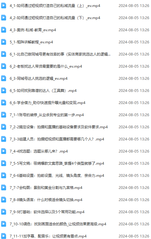 图片[3]-（11991期）实体店老板获客特训营：认知、定位、文案、矩阵、直播、AI等（72节）-古龙岛网创