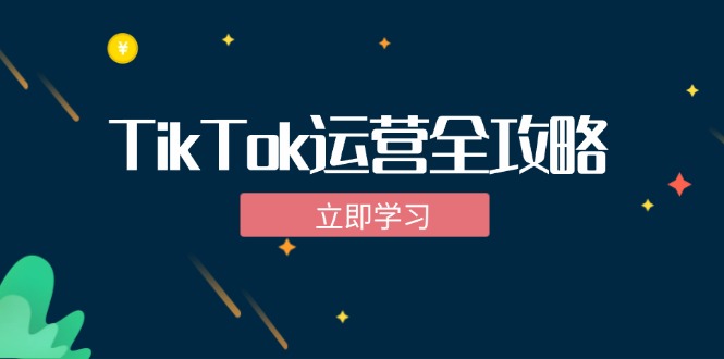（12739期）TikTok实战运营全攻略：从下载软件到变现，抖音海外版实操教程-古龙岛网创