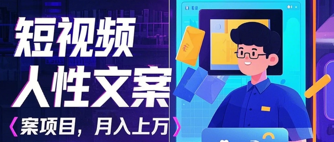 利用AI自动制作短视频人性文案项目:揭秘月入上万的精准流量变现秘籍-古龙岛网创
