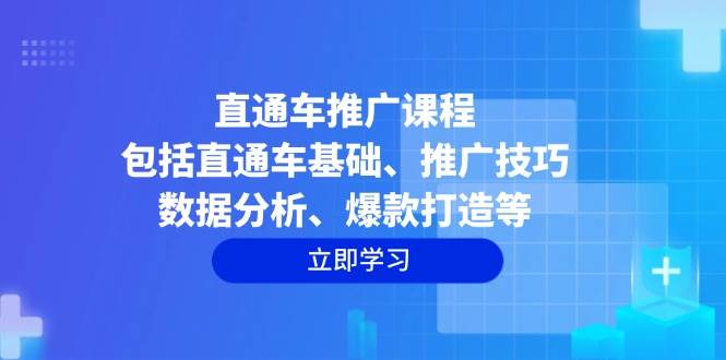 （14001期）直通车推广课程：包括直通车基础、推广技巧、数据分析、爆款打造等-古龙岛网创