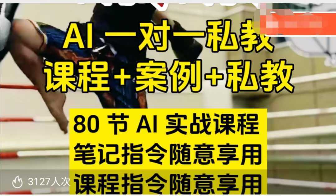 AI指令实战课，课程+案例，80节AI实战课程，笔记指令随意享用，课程指令随意享用-古龙岛网创