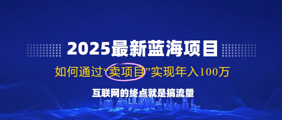 （14305期）2025最新蓝海项目，零门槛轻松复制，月入10万+，新手也能操作！-古龙岛网创
