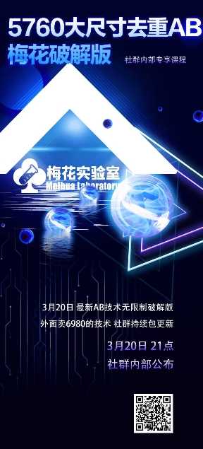 视频号连怼玩法-5760大尺寸去重AB技术-梅花实验室社群专享-古龙岛网创