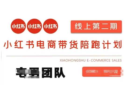 小红书电商带货课2期，月利润20个的小红书电商的有货源，无货源，虚拟产品，付费投流等整套玩法-古龙岛网创