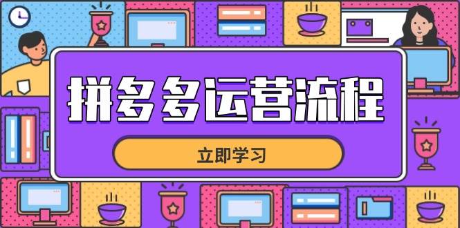 （14503期）拼多多运营流程，从选品到流量，全链路运营技巧，助力店铺爆单-古龙岛网创