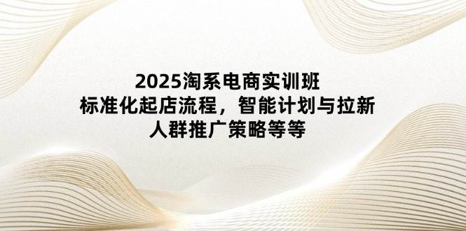 （14522期）2025淘系电商实训班：标准化起店流程，智能计划与拉新，人群推广策略等等-古龙岛网创